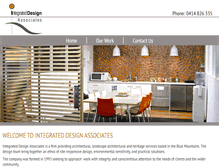 Tablet Screenshot of integrateddesign.com.au
